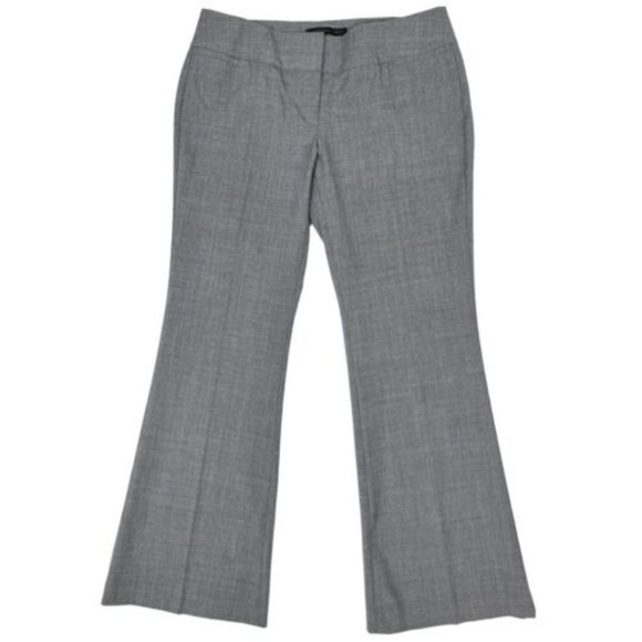 Express Publicist Trouser Pants Bootcut Gray Size 10 - Picture 1 of 9